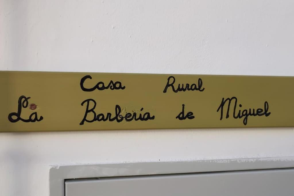 埃尔乔罗La Barberia De Miguel别墅 外观 照片